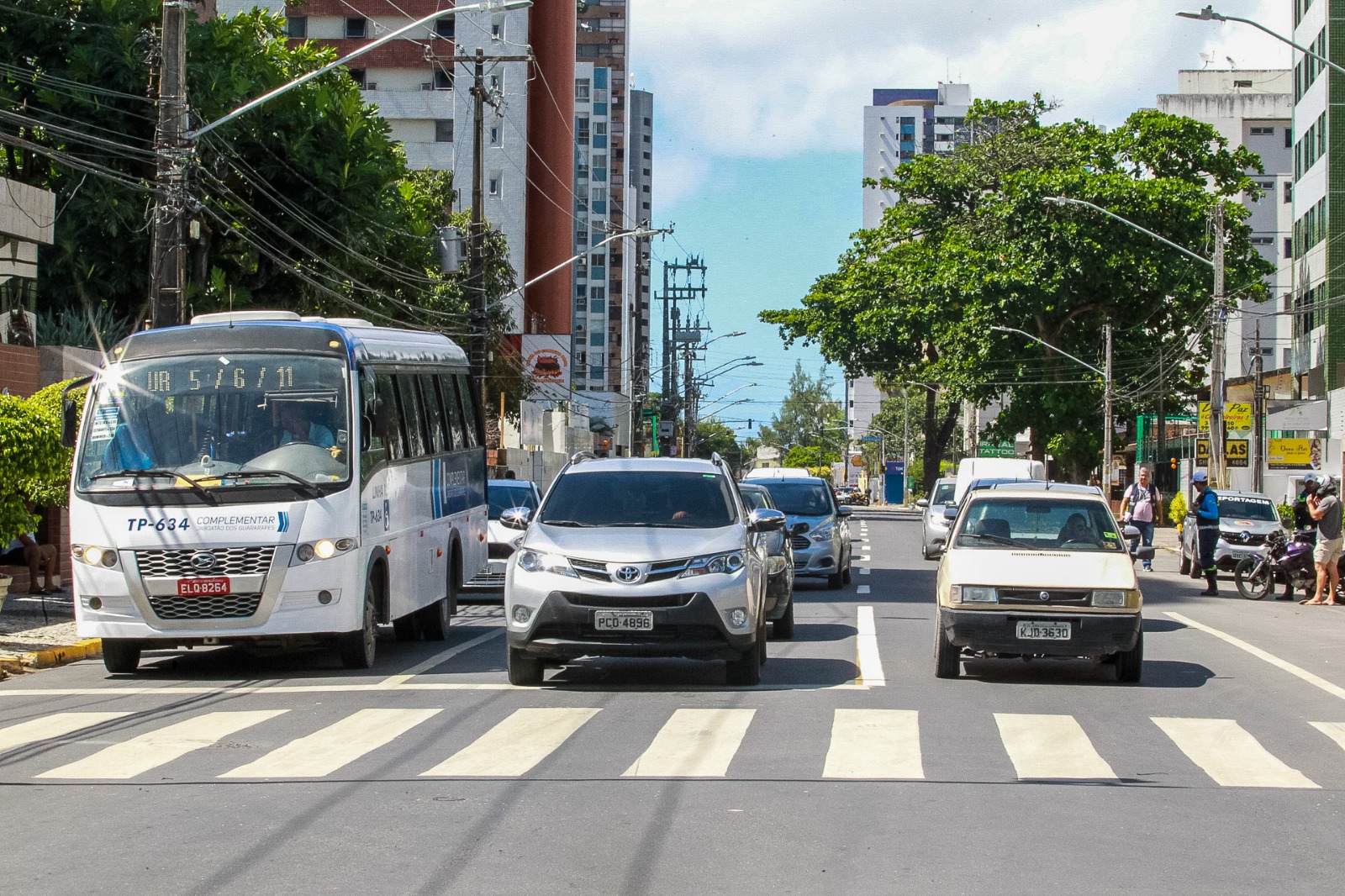 Interdição na Avenida Bernardo Vieira de Melo