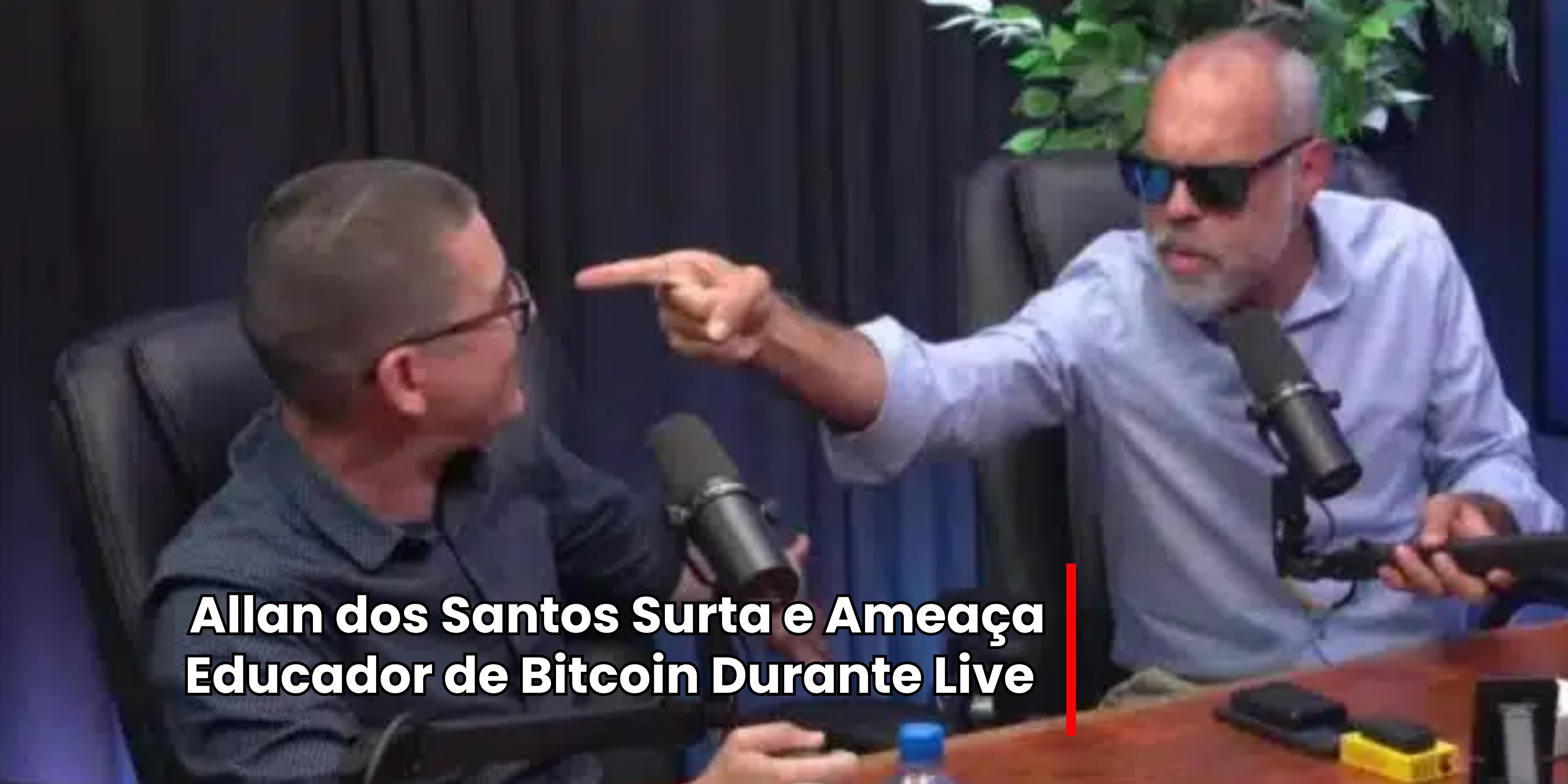 Surto de Allan dos Santos em Podcast