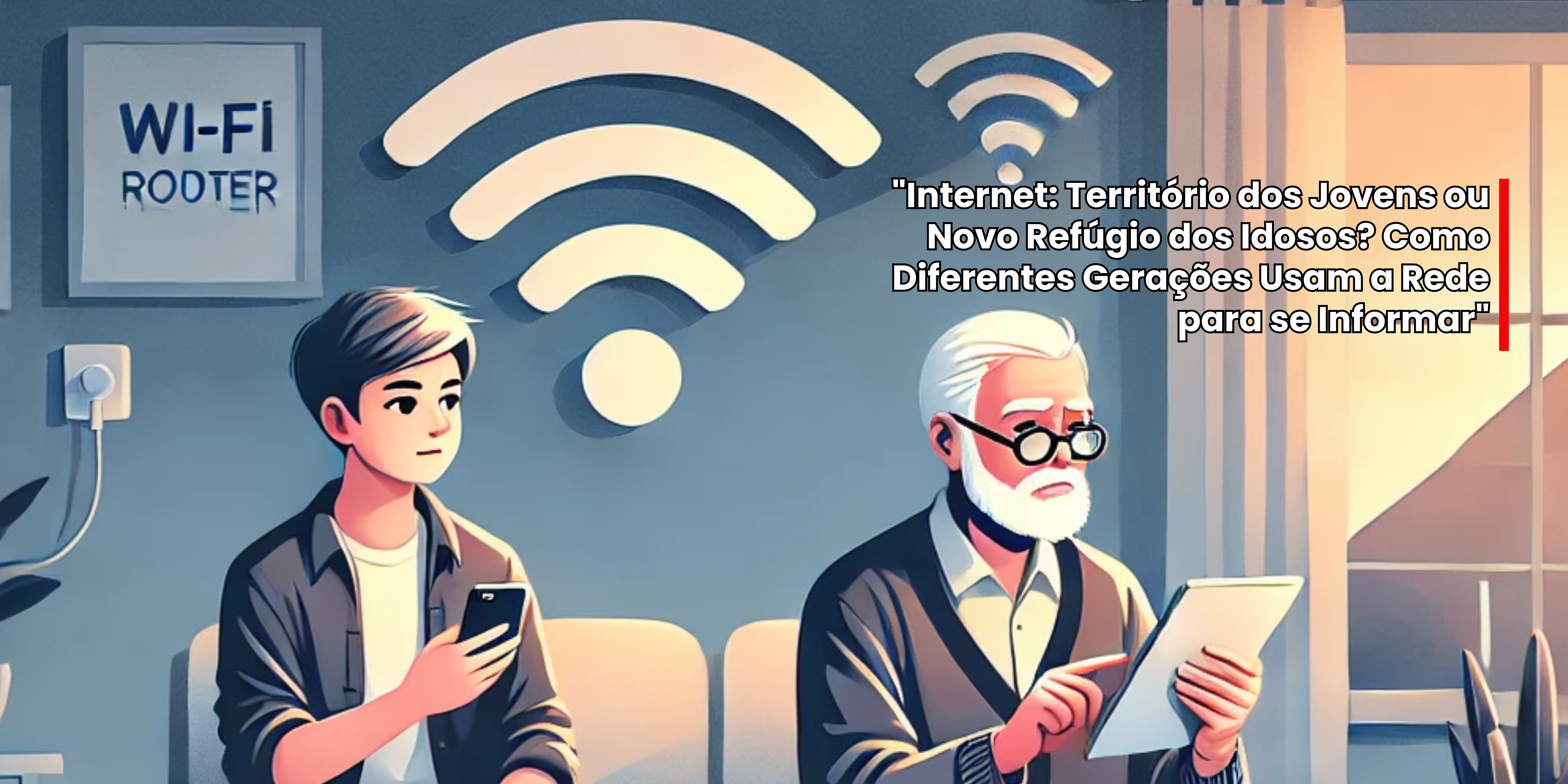 Como Diferentes Gerações Usam a Rede para se Informar