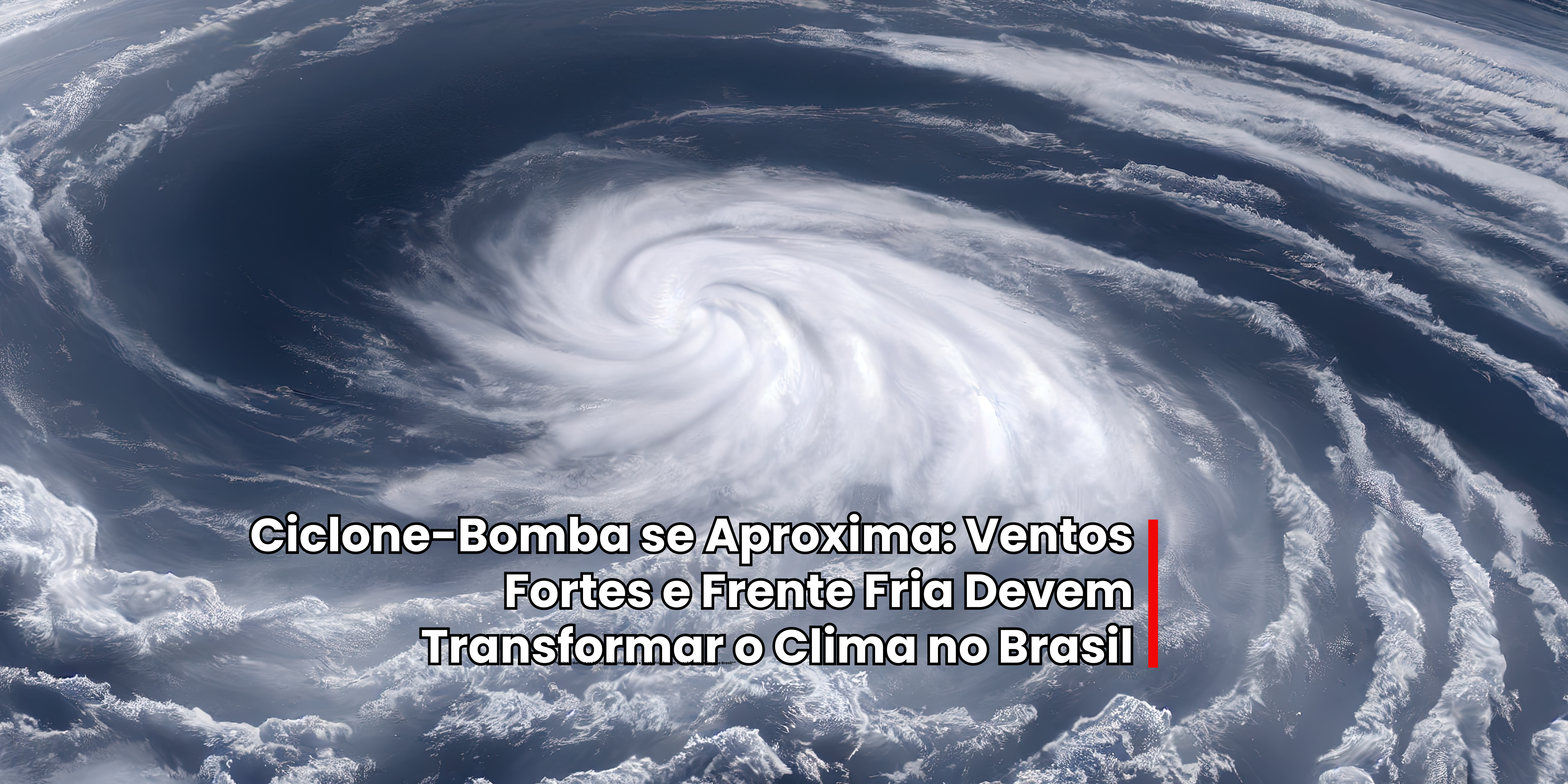 Ciclone-Bomba se Aproxima do Brasil