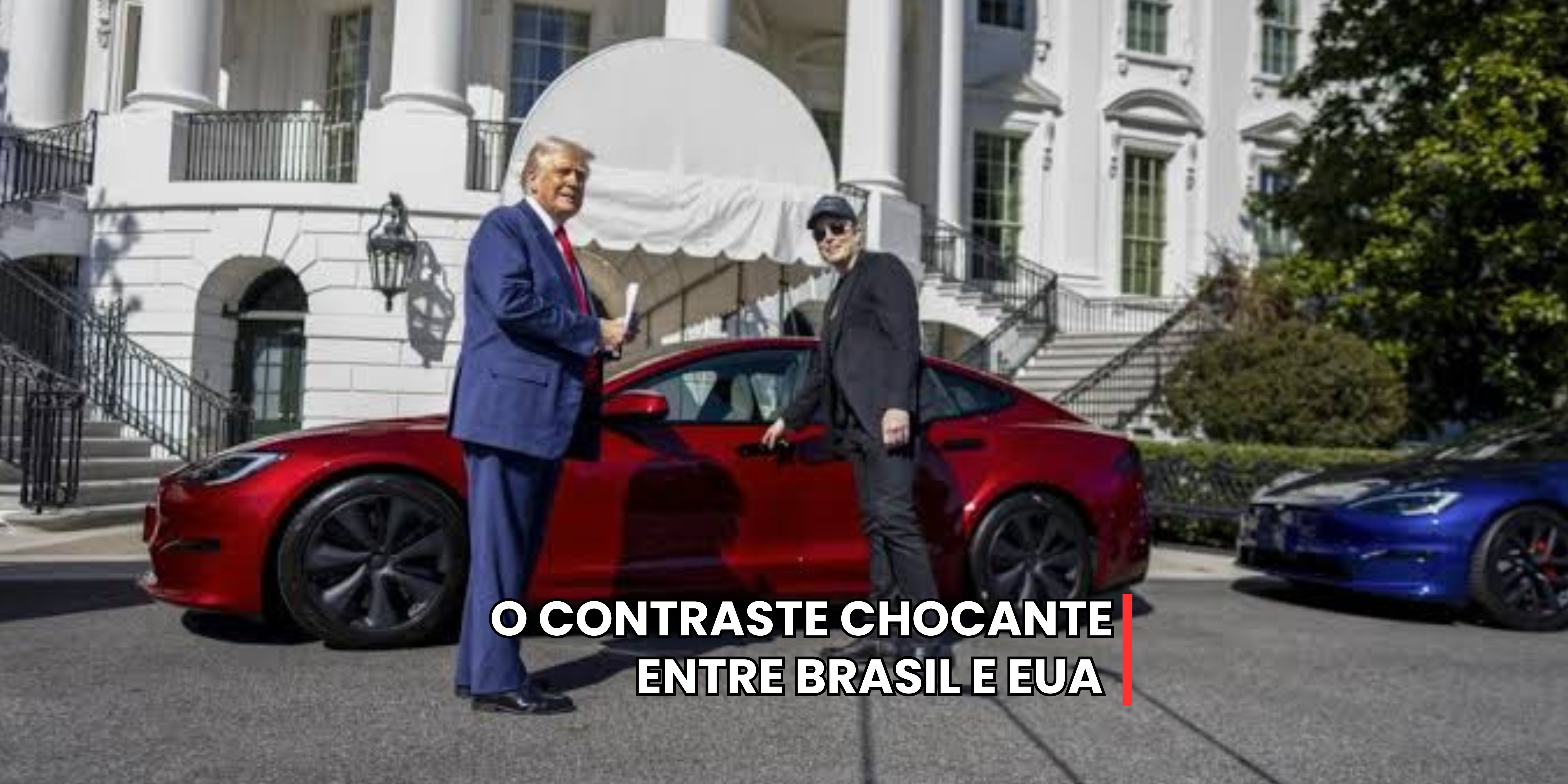 O CONTRASTE CHOCANTE ENTRE BRASIL E EUA