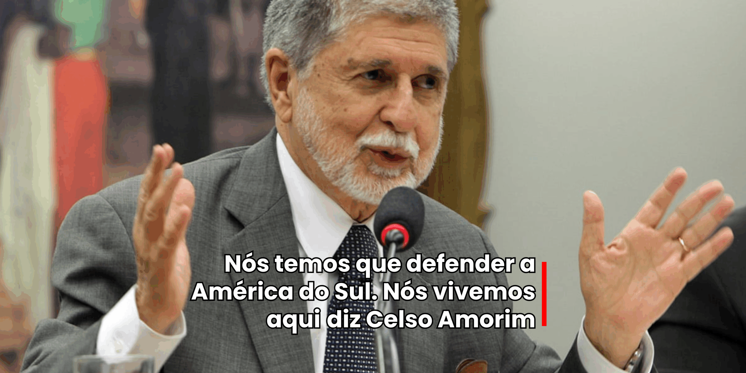 CELSO AMORIM FALA SOBRE OPERAÇÃO DOS EUA