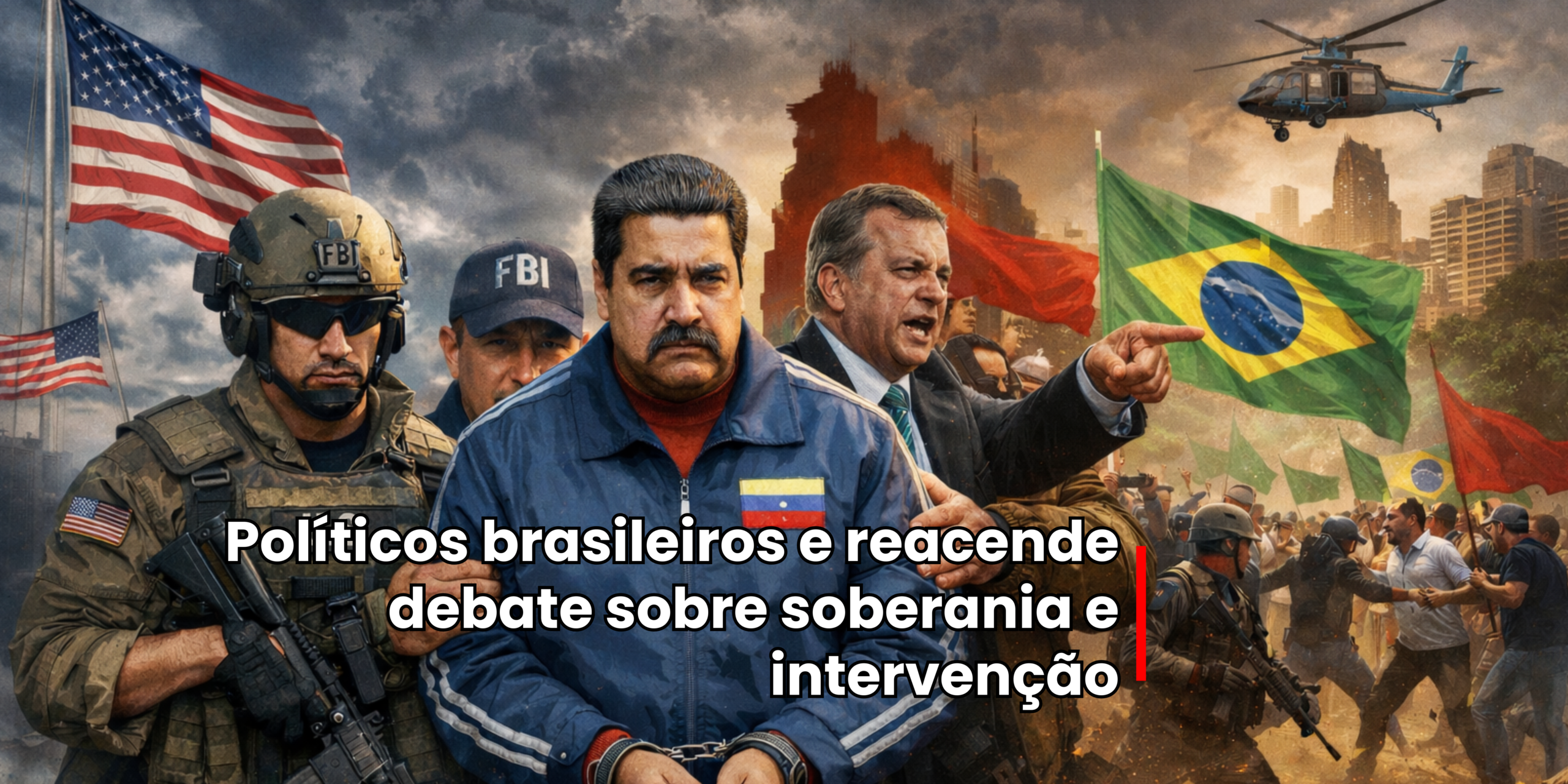 EUA CRIA RACHA POLÍTICA BRASILEIRA E REACENDE DEBATES
