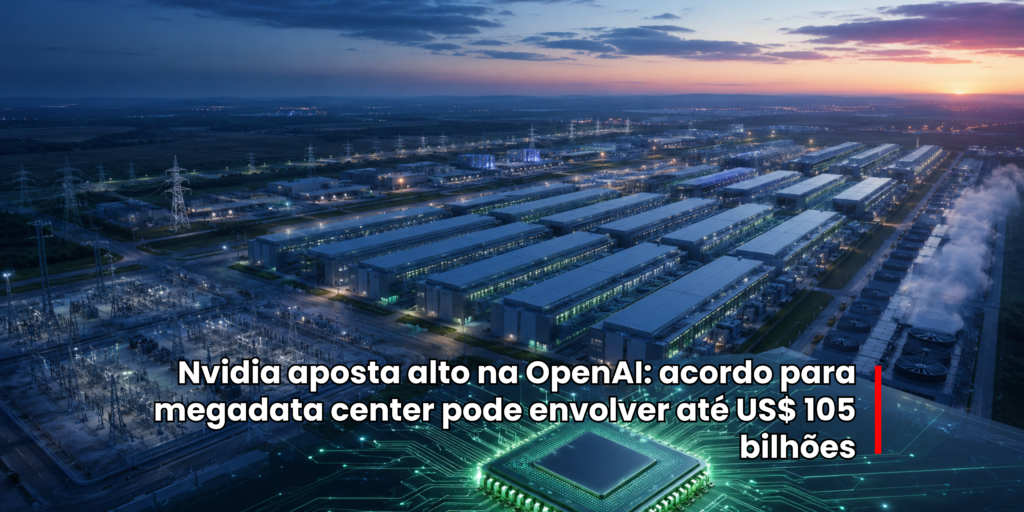 Nvidia apoia data center da OpenAI com até US$ 105 bilhões