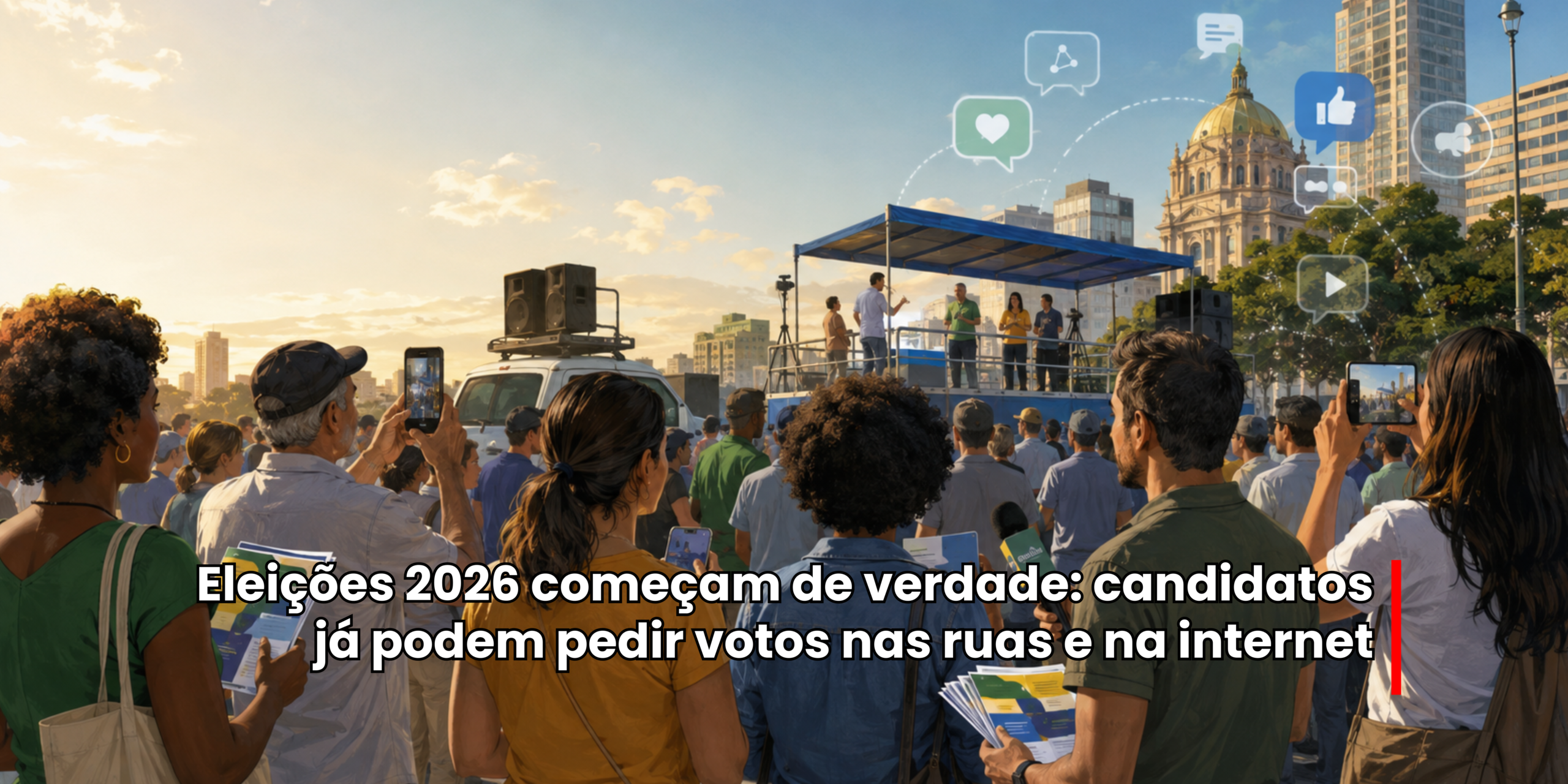 Campanha eleitoral 2026 começa