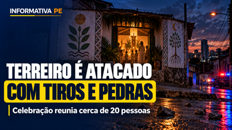 Terreiro atacado no Recife tinha cerca de 20 pessoas